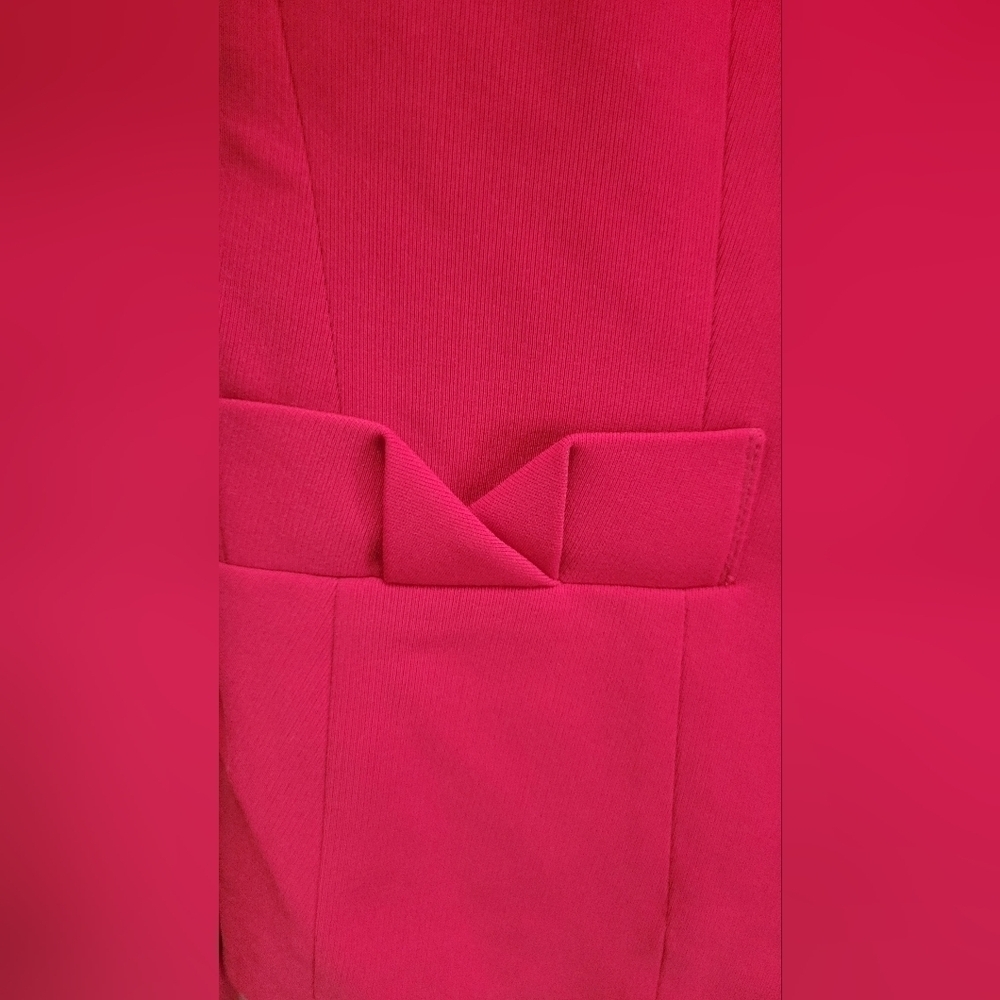 Tahari Red Blazer  8 P - Picture 4 of 10